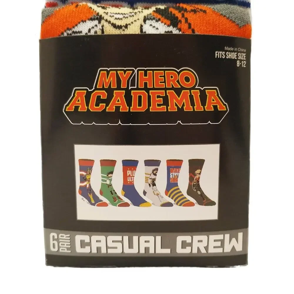 My Hero Academia Socks-6 Pairs